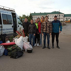 Студенты-спасатели ВСКС помогут в тушении пожаров в Красноярском крае