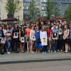 9 мая студенты и преподаватели Университета приняли участие в акции «Бессмертный полк»