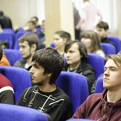 9 апреля в кампусе на улице Стромынка состоялась встреча студентов с ветераном, известным ученым в области ракетных двигателей, профессором, доктором технических наук Борисом Тимофеевичем Ерохиным.