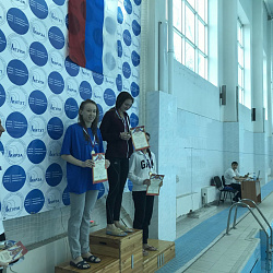 В плавательном бассейне университета прошли соревнования Открытого кубка ректора Московского технологического университета по плаванию