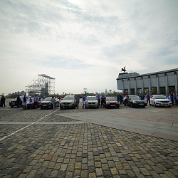 В Москву вернулись участники традиционного патриотического автопробега
