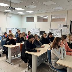 Студенты Института перспективных технологий и индустриального программирования встретились с представителем АО «НИИ «Полюс» имени М.Ф. Стельмаха» (ГК «Ростех»)