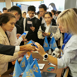 Институт международного образования РТУ МИРЭА принял участие в ХХII Международной выставке «Образование и профессия – 2022» в Узбекистане
