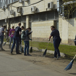 В университете прошли субботники