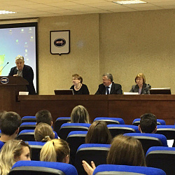 В университете состоялась ежегодная студенческая научно-теоретическая конференция «Общественные отношения в области обеспечения экономической безопасности субъектов государства, общества и личности»