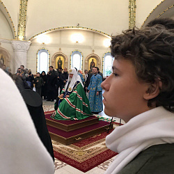 Студенты университета выступили волонтерами на службе у Патриарха Московского и всея Руси Кирилла 