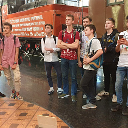 Студенты Колледжа посетили Музей железнодорожного транспорта