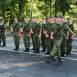 Студенты Московского технологического университета приняли военную присягу в войсковой части в городе Тамбове