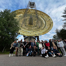 Студенты СНО «Спектр» Института радиоэлектроники и информатики посетили Калязинскую радиоастрономическую обсерваторию