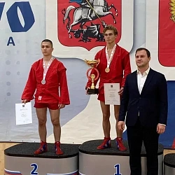 Студенты РТУ МИРЭА успешно выступили на Чемпионате Москвы по самбо и боевому самбо