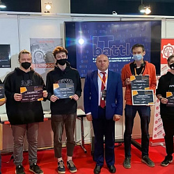 Команда студентов ИКБСП победила в Кибербиатлоне «IT-battle» на выставке «Металлообработка-2021» 