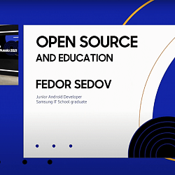 На канале YouTube «IT Академии Samsung» размещены лекция преподавателя и доклад студента ИИТ 