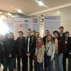 Студенты ФТИ посетили международную выставку «Testing&Control»