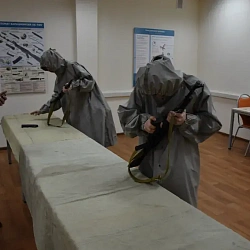В колледже РТУ МИРЭА прошли соревнования по военному двоеборью