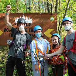 Состоялось посвящение в добровольцы ВСКС — гонка «Испытание лесом. Проверь себя!»