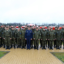 Студенты военного учебного центра посетили музейный комплекс