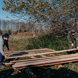 Завершилась очередная волонтёрская поездка добровольцев РТУ МИРЭА в Себежский район Псковской области