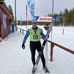 Старший преподаватель Кафедры физического воспитания Владимир Лавриненко преодолел более 80 лыжных марафонов
