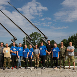 Студенты-добровольцы РТУ МИРЭА из Москвы расчистили один из дотов в Себежском укрепрайоне