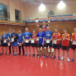 Сборная РТУ МИРЭА завоевала титул чемпиона России на Чемпионате РССС по настольному теннису