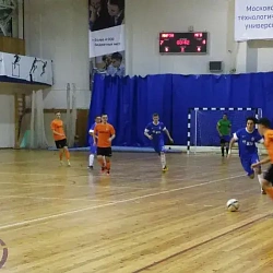 Сборная университета по мини-футболу одержала победу в матче со сборной МГУ