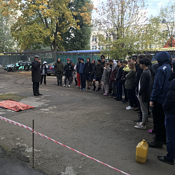 В общежитии РТУ МИРЭА состоялось практическое занятие по эвакуации
