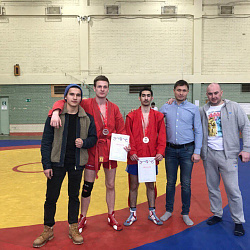 Спортсмены университета заняли призовые места на чемпионате Москвы среди вузов по боевому самбо 