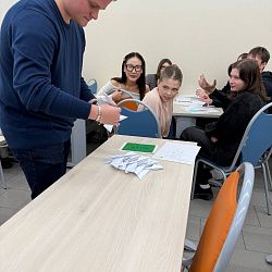 Студенты Института технологий управления приняли участие в деловой игре «Кайдзен: маленькие шаги — большой результат»