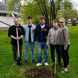 Завершилась акция «Сирень Победы» в РТУ МИРЭА