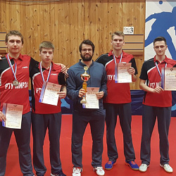 Сборная команда РТУ МИРЭА заняла 2-е место на Чемпионате России по настольному теннису среди студентов