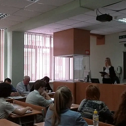 Заведующий Кафедрой химии А.А. Евдокимов провёл научный семинар в рамках Соревнования молодых исследователей «Шаг в будущее» в Челябинске