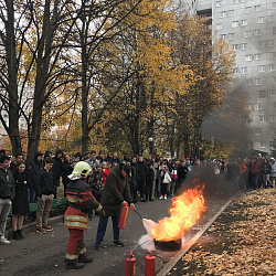 В РТУ МИРЭА состоялось практическое занятие по эвакуации