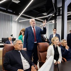 РТУ МИРЭА принял делегацию во главе с Раисом Республики Татарстан — Рустамом Миннихановым