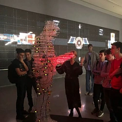 Студенты посетили Мультимедиа Арт Музей