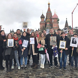 Студенты и сотрудники университета приняли участие в торжествах, посвященных Дню Победы