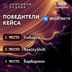 Команды Института информационных технологий заняли вторые места в финале конкурса «Цифровой прорыв»