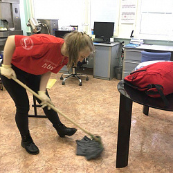В университете состоялся субботник