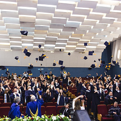 Завершились торжественные мероприятия, посвящённые вручению дипломов выпускникам РТУ МИРЭА