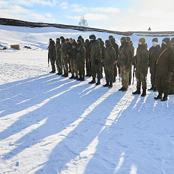Завершился второй день проекта Военного учебного центра при РТУ МИРЭА «Зима в спецназе - 2024» 