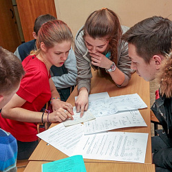 Профориентационная работа университета в январе: участие в выставке «Навигатор поступления», встреча с общеобразовательными учреждениями и олимпиады для школьников