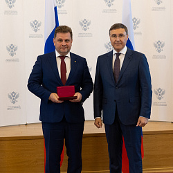 Проректор РТУ МИРЭА Григорий Валерьевич Петушков награждён медалью «За заслуги перед Отечеством» II степени