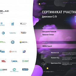 Команды сборной РТУ МИРЭА стали призёрами финального чемпионата по алгоритмическому программированию RuCode 4.0 дивизиона C/F