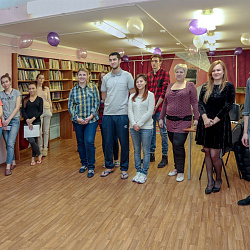 Открытие библиотеки в Доме студента на Парковой
