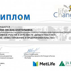Студенты Колледжа завоевали призовые места в Финансовом квесте «Деньги работают»