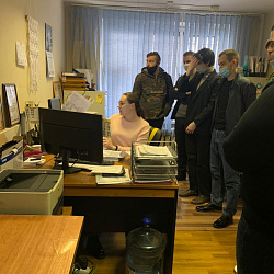 Студенты ИКБСП посетили Экспертно-криминалистический центр