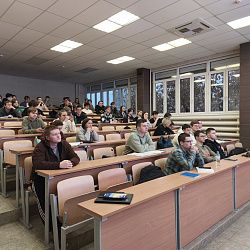 В Институте радиоэлектроники и информатики состоялась встреча студентов с представителями Научно-производственной организации «Орион»