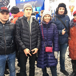 Студенты университета приняли участие в митинге-концерте «Россия в моём сердце»