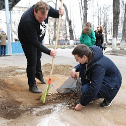 В университете состоялся субботник