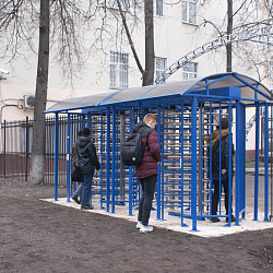 В кампусе РТУ МИРЭА на улице Стромынке, 20 открыт новый КПП
