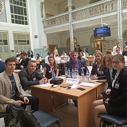 Команда студентов университета приняла участие в Олимпиаде по менеджменту имени Ф.М. Русинова в РЭУ им. Г.В. Плеханова
